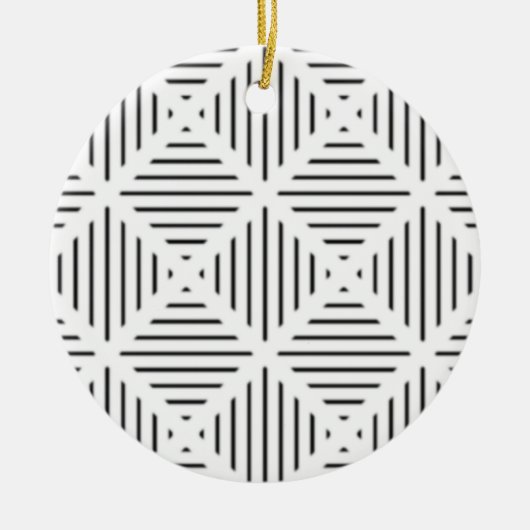 Laatste aangepaste tekst logo keramische Ornament (Voorkant)