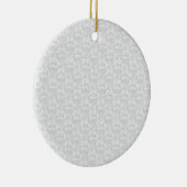 Laatste aangepaste tekst logo keramische Ornament (Rechts)