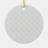 Laatste aangepaste tekst logo keramische Ornament (Voorkant)