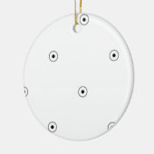Laatste aangepaste tekst logo keramische Ornament (Links)
