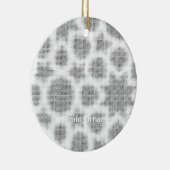 Laatste aangepaste tekst logo keramische Ornament (Rechts)