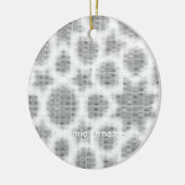 Laatste aangepaste tekst logo keramische Ornament (Links)