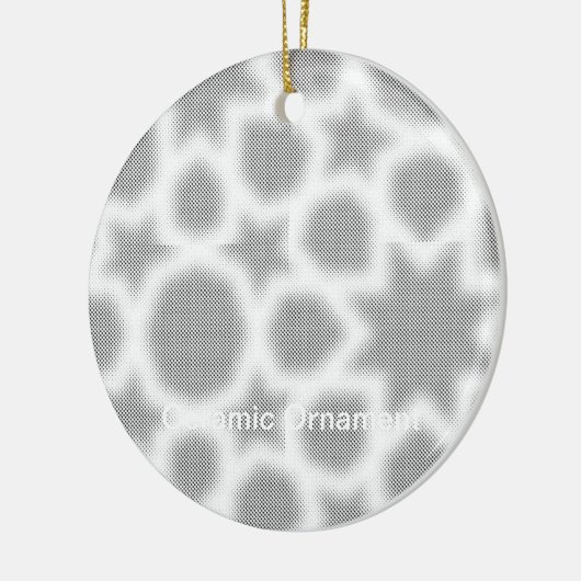 Laatste aangepaste tekst logo keramische Ornament (Links)