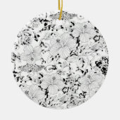 Laatste aangepaste tekst logo keramische Ornament (Voorkant)