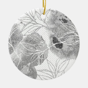Laatste aangepaste tekst logo keramische Ornament