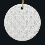 Laatste aangepaste tekst logo keramische Ornament<br><div class="desc">Voeg een vleugje elegantie en charme toe aan uw vakantiedecor met ons keramische cirkel Ornament. Dit prachtige ornament is met zorg vervaardigd uit hoogwaardig keramiek, waardoor duurzaamheid en een tijdloze uitstraling worden gegarandeerd. Hang het aan je kerstboom of gebruik het het hele jaar door als decoratief accent. Met zijn strakke...</div>