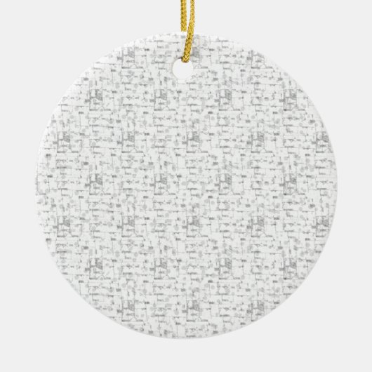 Laatste aangepaste tekst logo keramische Ornament (Voorkant)