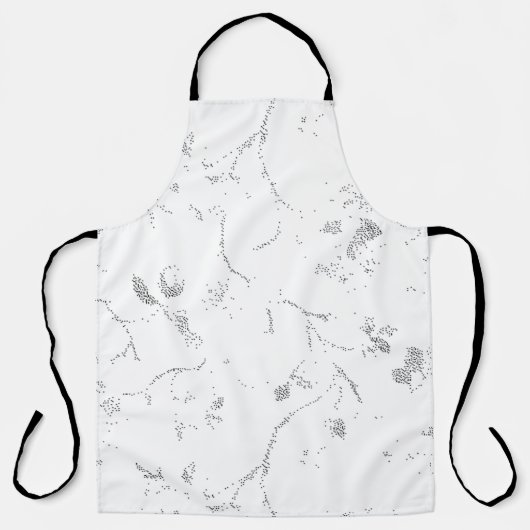 Laatste aangepaste tekst logo Schort (Voorkant)