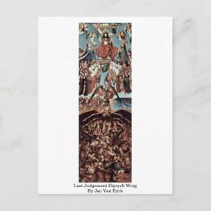 laatste arrest diptych wing Jan van eyck Briefkaart