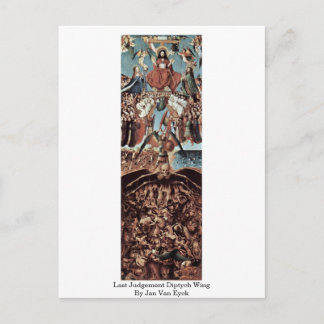laatste arrest diptych wing Jan van eyck Briefkaart