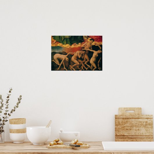 Laatste arrest, nadere gegevens over de ingang poster (Keuken)