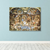 Laatste arrest van het Sistine Chapel 1538-41 Canvas Afdruk (Insitu (Houten vloer))