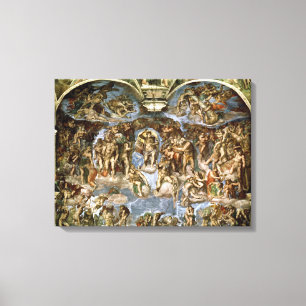 Laatste arrest van het Sistine Chapel 1538-41 Canvas Afdruk