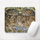 Laatste arrest van het Sistine Chapel 1538-41 Muismat (Met muis)