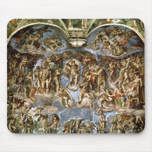 Laatste arrest van het Sistine Chapel 1538-41 Muismat (Voorkant)