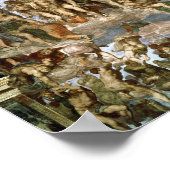 Laatste arrest van het Sistine Chapel 1538-41 Poster (Hoek)