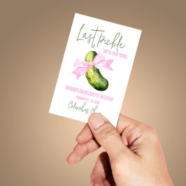 Laatste Augurk Die Ze Eens Tikt Bruidsfeest Vierkante Sticker