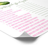 Laatste augurk, laten we douchespel mengen poster (Hoek)