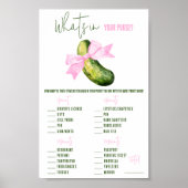 Laatste augurk, wat zit er in je tas? bruidsspel poster (Voorkant)