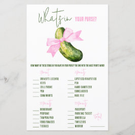 Laatste augurk Ze kietelt Wat Is In Purse Game