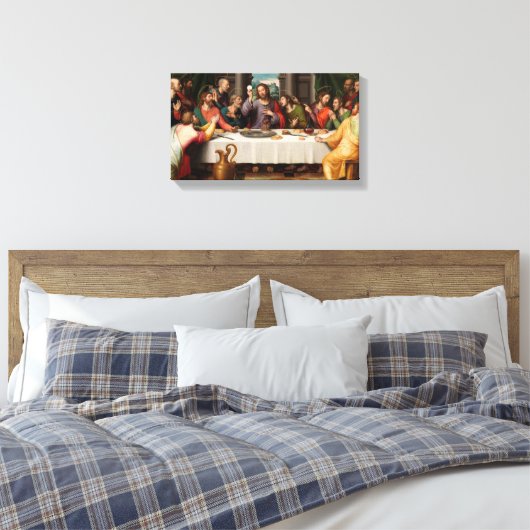 Laatste Avondmaal Canvas (Insitu (Slaapkamer))