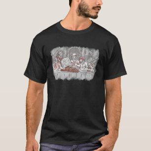 Laatste Avondmaal Krab Boil Roodbaars Jesus Christ T-shirt