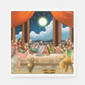 Laatste avondmaal papieren servetten (Voorkant)