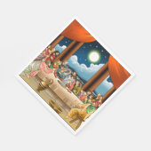 Laatste avondmaal papieren servetten (Hoek)