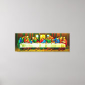 Laatste avondmaal stretched canvas Print (Voorkant)