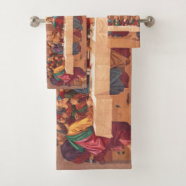 Laatste avondmaal van Jezus Christus Bad Handdoek