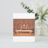 Laatste avondmaal van Jezus Christus Briefkaart (Staand voorkant)