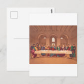 Laatste avondmaal van Jezus Christus Briefkaart (Voorkant / Achterkant)