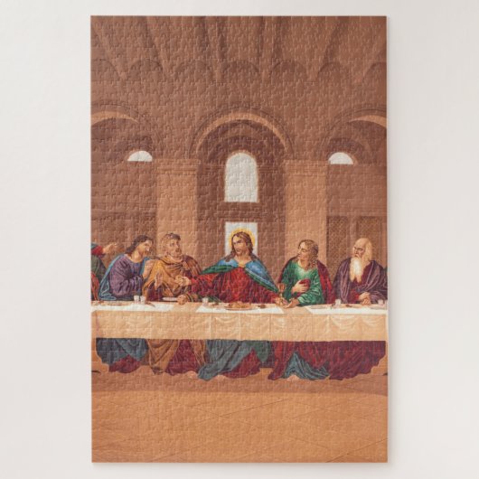 Laatste avondmaal van Jezus Christus Legpuzzel (Verticaal)
