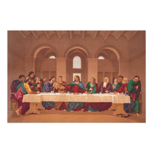 Laatste avondmaal van Jezus Christus Perfect Poster (Voorkant)