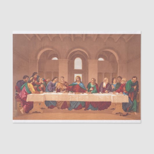 Laatste avondmaal van Jezus Christus Tissuepapier (Voorkant)