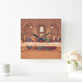 Laatste avondmaal van Jezus Christus Vierkante Klok (Huis)