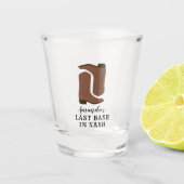 Laatste Bash in Nash Bachelorette Boots Shot Glas (Voorkant)