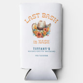 Laatste Bash in Nash Cowgirl Bachelorette Seltzer Blikjeskoeler (Voorkant)