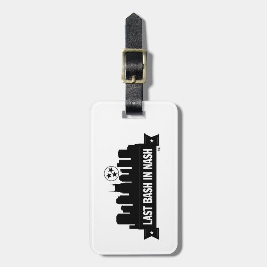 Laatste basis in Nash Skyline Bagagelabel (Voorkant verticaal)