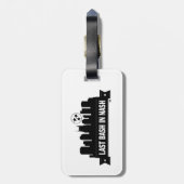 Laatste basis in Nash Skyline Bagagelabel (Achterkant verticaal)