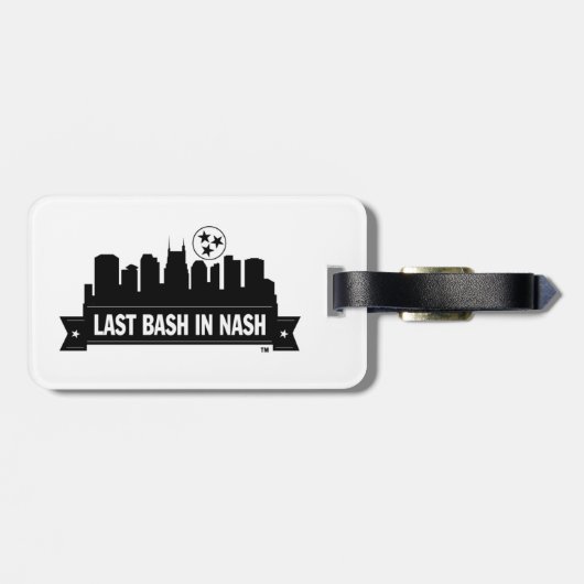 Laatste basis in Nash Skyline Bagagelabel (Achterkant horizontaal)