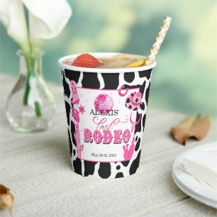 Laatste bekertjes van Rodeo Bachelorette/Vrijgezel Papieren Bekers