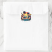 Laatste bel eerste chill groovy Sticker (Tas)
