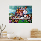 LAATSTE BEZORGDHEID VAN PABLO POSTER (Keuken)