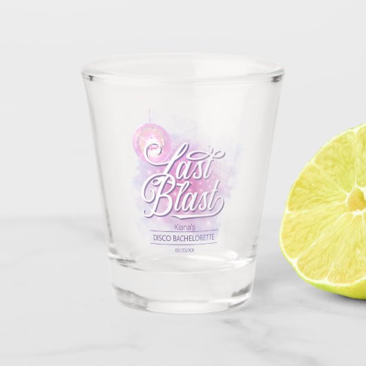 Laatste Blast Disco Bachelorette ID928 Shot Glas (Voorkant)