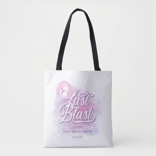 Laatste Blast Disco Bachelorette ID928 Tote Bag (Voorkant)