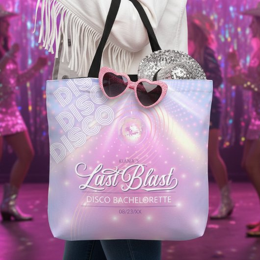 Laatste Blast Disco Vrijgezellenfeest V2 ID928 Tote Bag