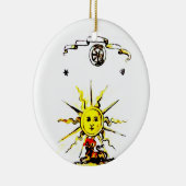 LAATSTE BOEK VAN NOSTRADAMUS KERAMISCH ORNAMENT (Rechts)