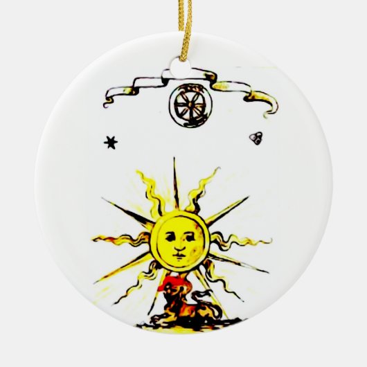 LAATSTE BOEK VAN NOSTRADAMUS KERAMISCH ORNAMENT (Voorkant)