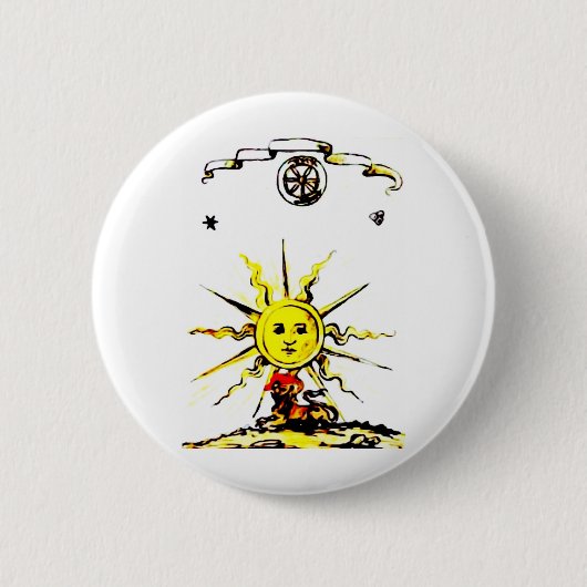LAATSTE BOEK VAN NOSTRADAMUS RONDE BUTTON 5,7 CM (Voorkant)